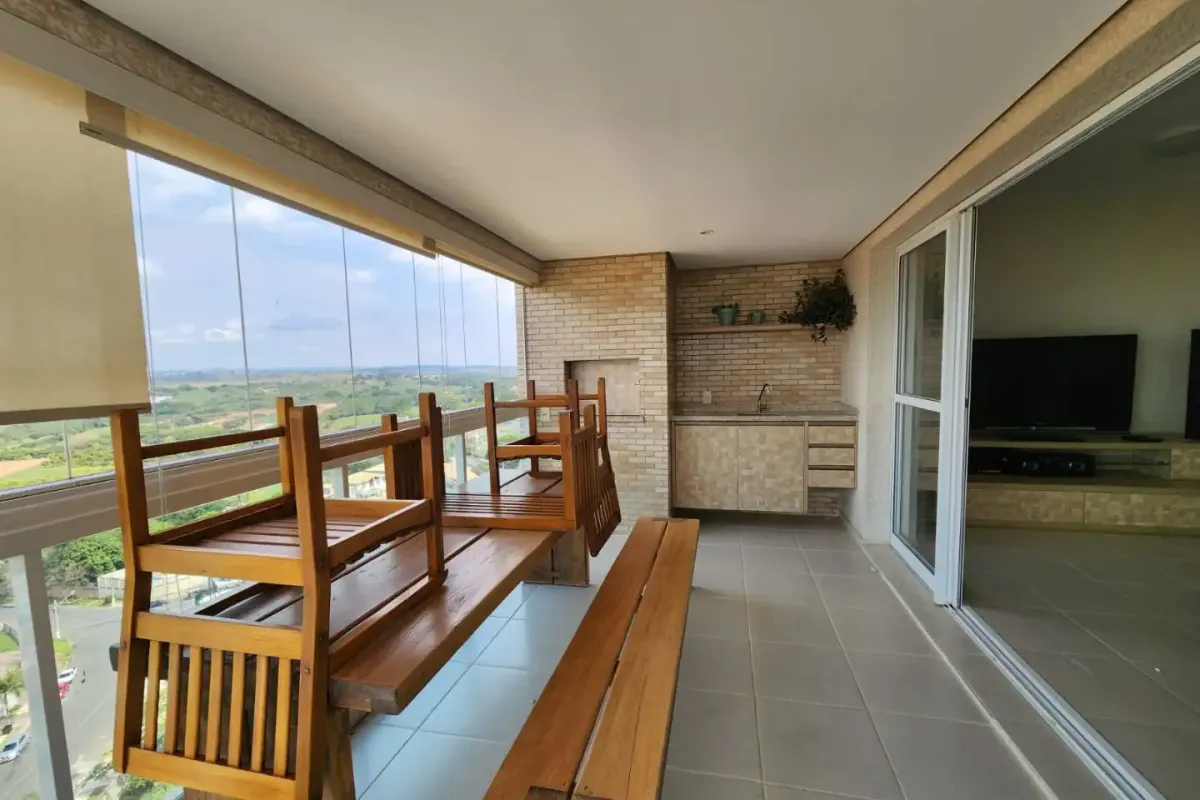 Apartamento para alugar no Loteamento Alphaville Campinas com 3 quartos